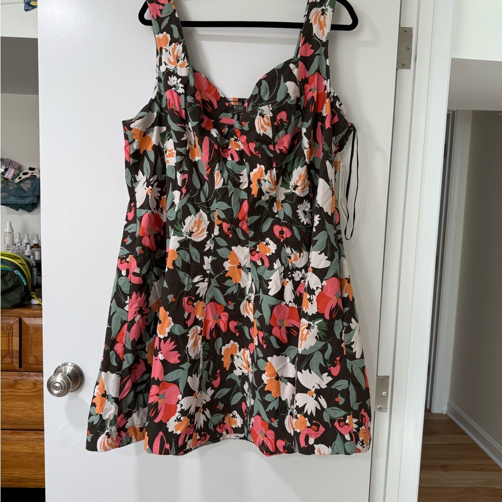 Anthropologie floral mini dress - NWT size 3X!
